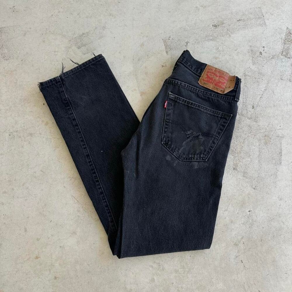 Vintage Black Levi’s 501 Denim Jeans